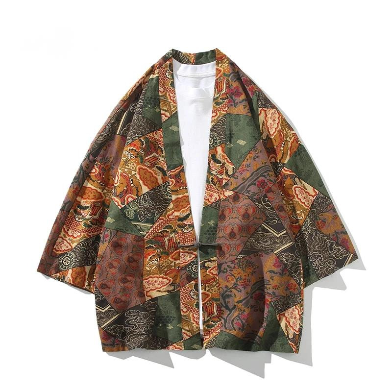 Ethnic Fashion Women - Ethnischer Stil Bedruckter Yukata für Männer