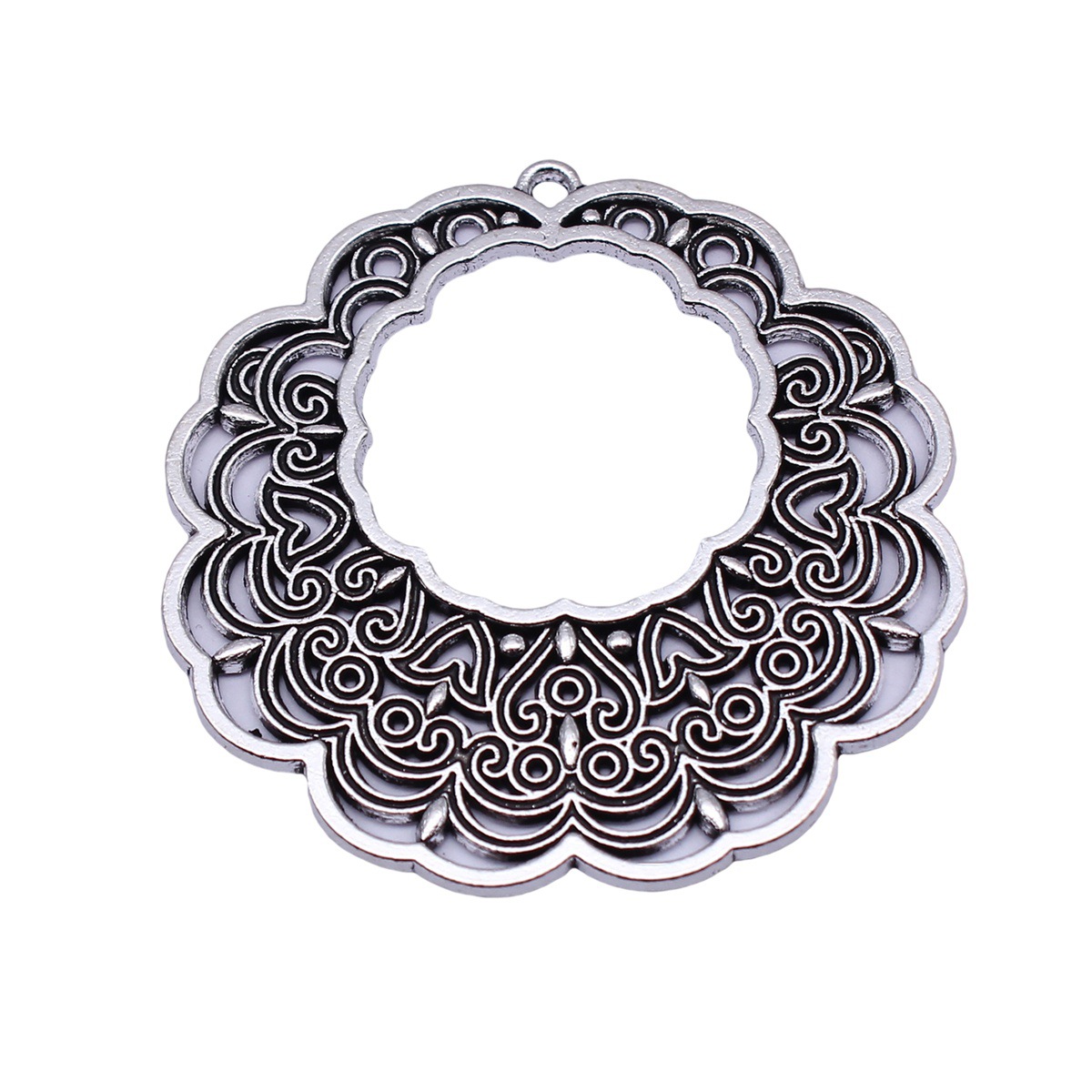 Boho Ethno-Mandala-Anhänger, B – Ethnic Fashion Design Bewertung und Preis