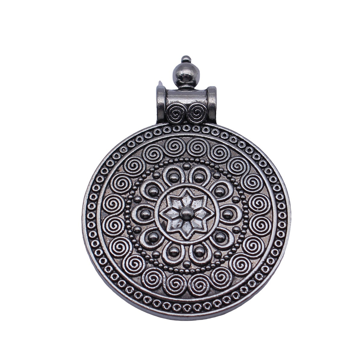 Boho Ethno-Mandala-Anhänger, B – Ethnic Fashion Design Bewertung und Preis