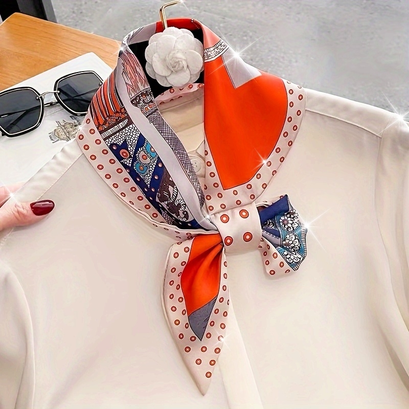 Boho Chic Orange Blumen druck  – Ethnic Fashion Design Bewertung und Preis