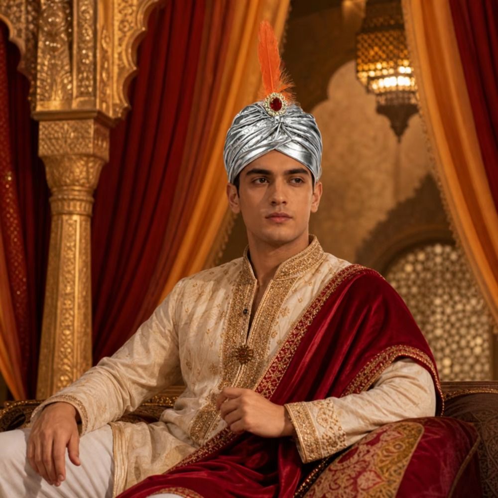 Feder-Turban-Hut, Arabische Hü – Ethnic Fashion India Bewertung und Preis