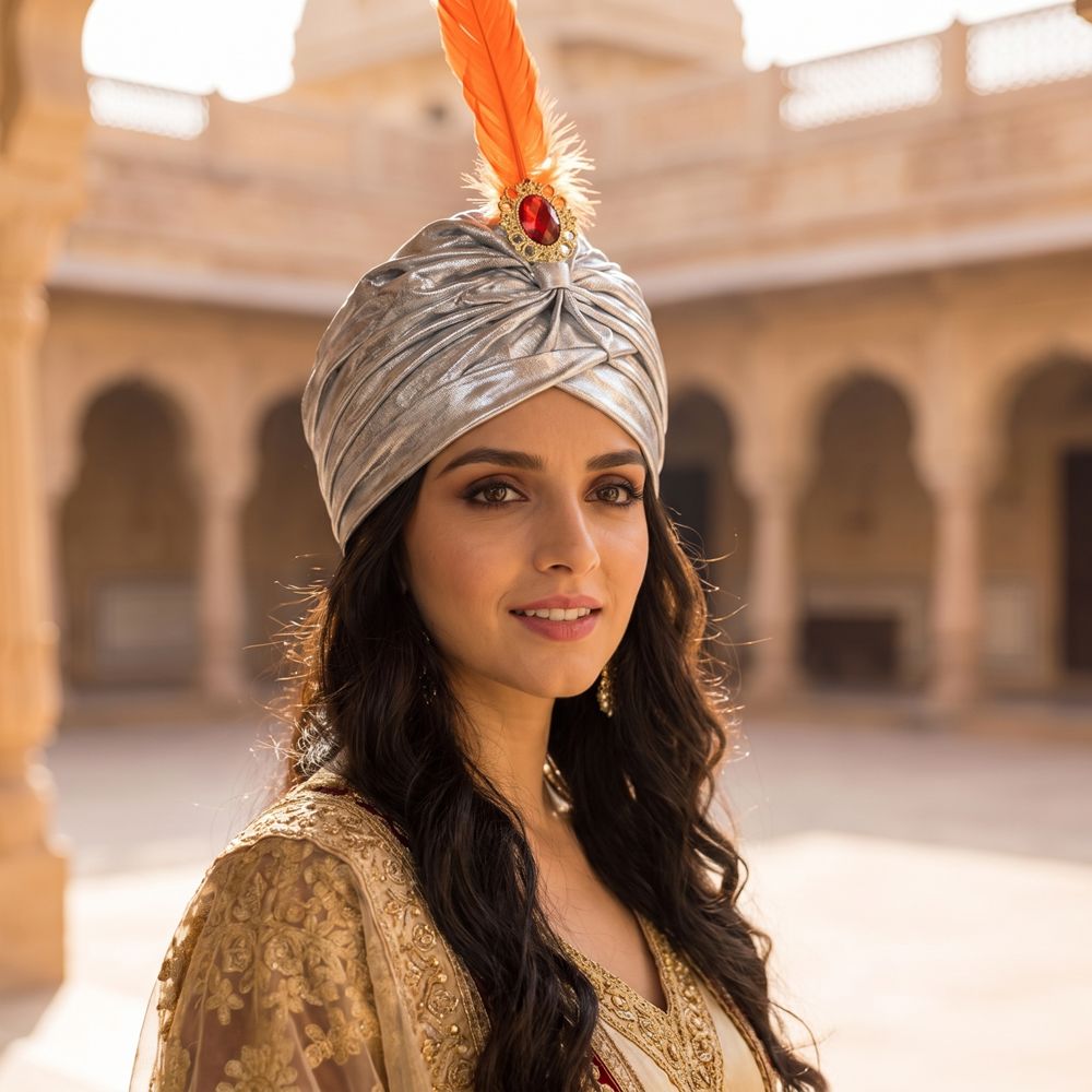 Feder-Turban-Hut, Arabische Hü – Ethnic Fashion India Bewertung und Preis
