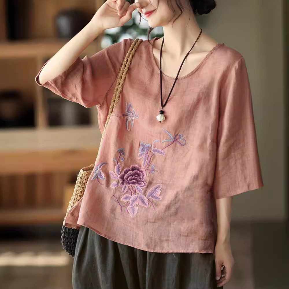 Übergröße Damen Sommer Retro B – New Ethnic Fashion Bewertung und Preis