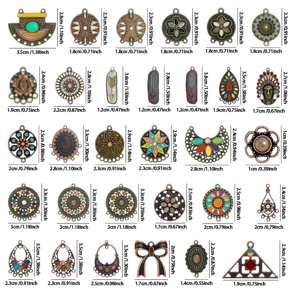 10 Stück/Packung Vintage Bohem – Ethnic Modern Fashion Bewertung und Preis