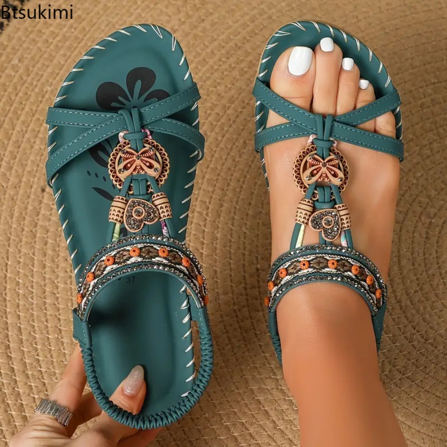 Damen Boho-Sandalen für Outdoo – Ethnic Fashion Women Bewertung und Preis