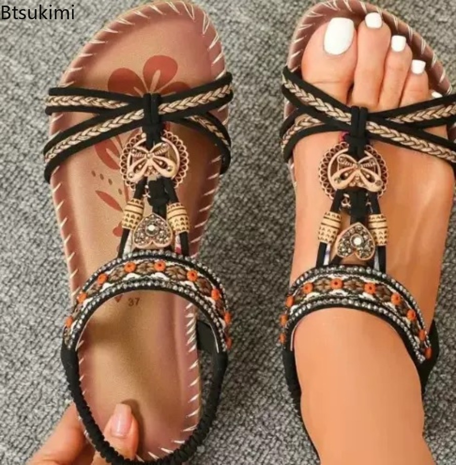 Damen Boho-Sandalen für Outdoo – Ethnic Fashion Women Bewertung und Preis