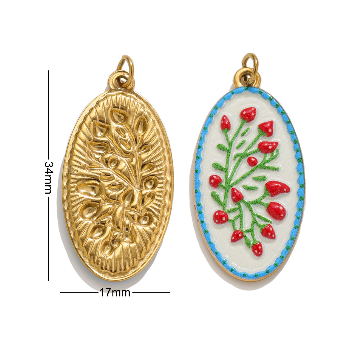 2 Stück Boho Emaille-Blumen-An – Ethnic Fashion Design Bewertung und Preis